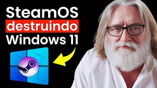 O SteamOS está detonando o Windows, e a Microsoft sabe disso!
