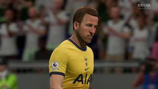 FIFA 21 Tottenham Hotspur vs Dinamo Zagreb Europa League 20-21 Octavos Ida Marzo 11 2021 Simulacion