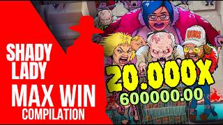 INSANE 20,000x MAX WIN Compilation 🔥 Shady Lady Slots (All Bonus Buys)