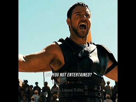 Maximus Has a Mission... He Is Not Here To Entertain The Crowd | Gladiator #shorts