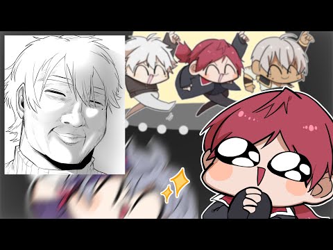 【手描き】円周率を覚えている葛葉にときめくローレン【にじさんじ/葛葉/ローレン・イロアス/不破湊/イブラヒム/切り抜き動画】