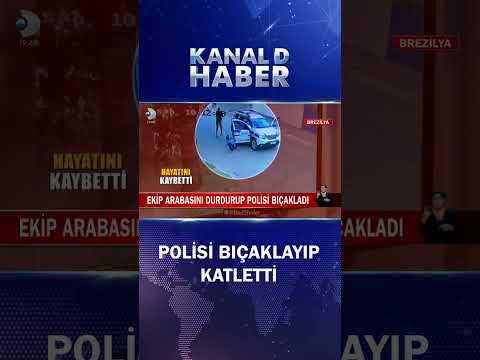 Ekip Arabasını Durdurup Polisi Art Arda Bıçakladı!