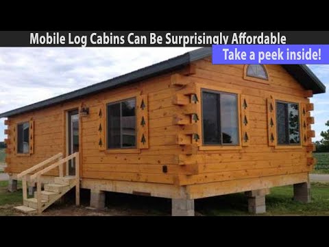 Mobile Log Cabin, Surprisingly Affordable & Cozy