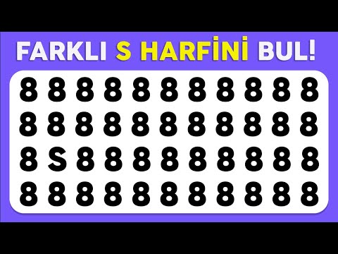 Göz Yanılmaları mı? Gerçek mi? Farklı Olanı Bul! (Kolay, Orta, Zor)