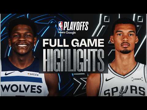 #6 TIMBERWOLVES at #2 SPURS | FULL GAME 1 HIGHLIGHTS | May 4, 2026