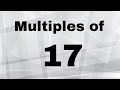 Multiples of 17 Problems
