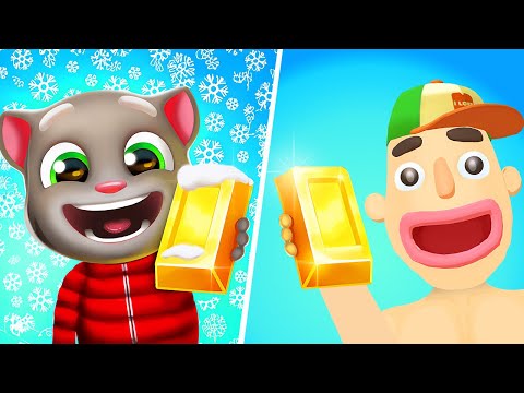 Sandwich Runner VS Talking Tom Gold Run - Tom Gold Run New Update, Tom Gold Game, Tom Hero