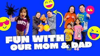 Kids prank mom and dad 👶🏻❤️👧🏻