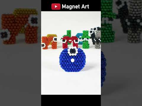 #alphabetlore #magneticballs #magnetart