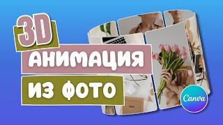 Как сделать эффектную 3D-анимацию из фото в Canva без сложных программ