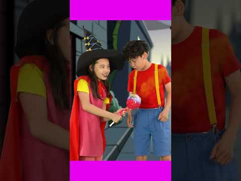 🎵 Fiesta de Baile de Brujas + Canción del Chupetín 🍭 | #shorts  |  №1