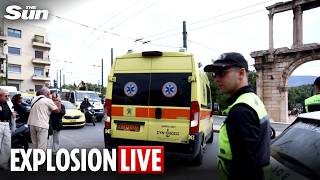 LIVE: Explosion injures four in Greek capital