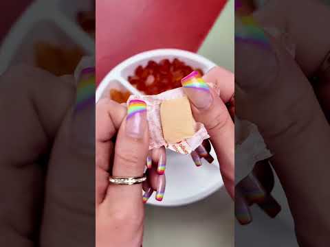 The Life of a Showgirl Candy Platter 🧡#asmr #taylorswift #candyplatter #satisfying #lifeofashowgirl