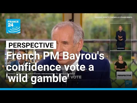 French PM Bayrou's confidence vote an 'absolutely wild gamble', expert says • FRANCE 24 English