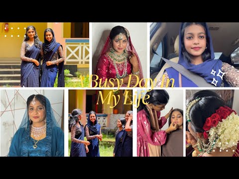 A Busy Day In My Life ❤️‍🔥🥵Bridal Work ,College |Malayalam|@Diya_farzu