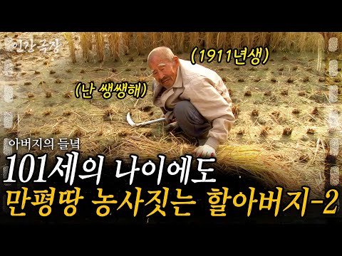2부🎬101세의 나이에 만평의 땅을 아들과 함께 농사 짓는 할아버지. 그가 장수하는 비결은???ㅣ아버지의 들녘 [인간극장] ㅣKBS 2012.12.10