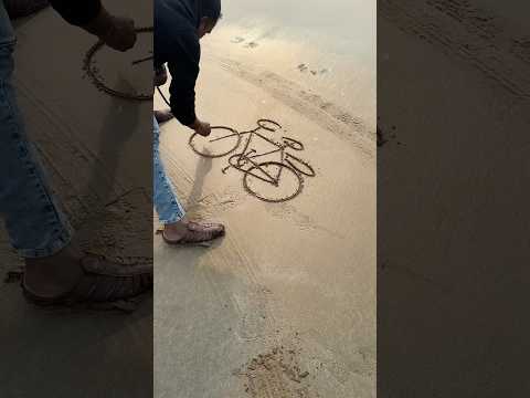 Draw a cycle using M #art #shorts