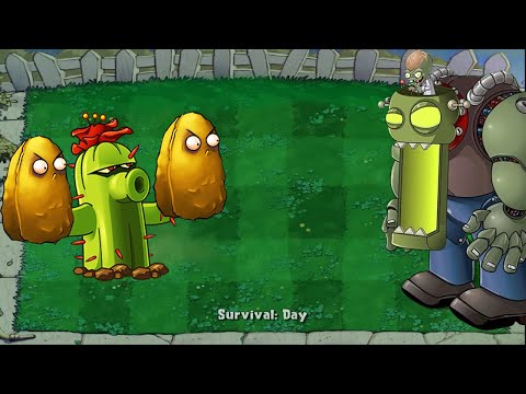 1 Cactus Nut vs Giga Gargantuar vs Dr zomboss Pvz Battlez