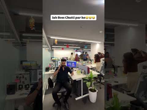 Boss Chutti Pe = Office Full Masti 😂 | Infoneo Technologies Fun Reel | Aakhir Tak Zaroor Dekhna😂😂