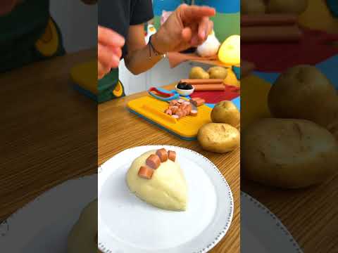🦔 Saucisse purée hérisson #Shorts
