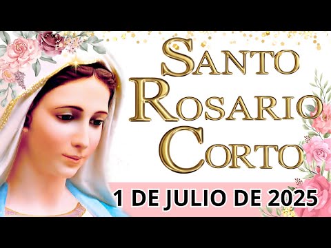 Santo Rosario Corto de Hoy Martes 01 de Julio 🌹Misterios Dolorosos 🌹 Rosario a la Virgen María