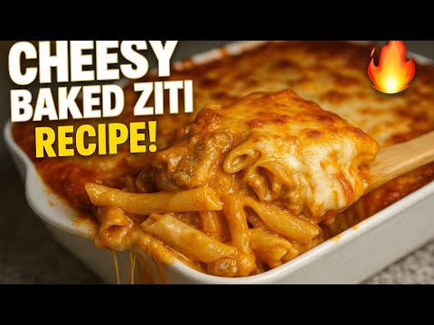 The BEST Baked Ziti You’ll Ever Make (Easy & Cheesy!)