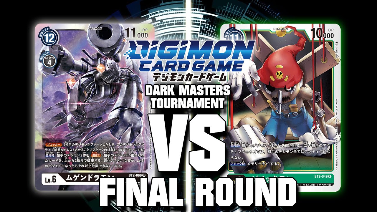 Machinedramon VS Puppetmon!! | Digimon Card Game Dark Masters Tournament (FINAL ROUND)
