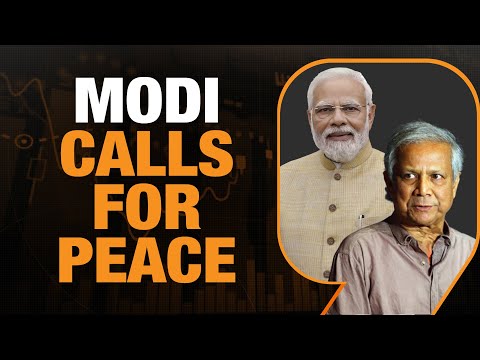 Modi Calls for Peace: PM Congratulates Muhammad Yunus on Leading Bangladesh’s Interim Government