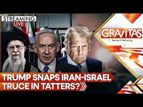 Iran-Israel Truce Teeters As Missiles Shatter Trump's Truce | GRAVITAS LIVE