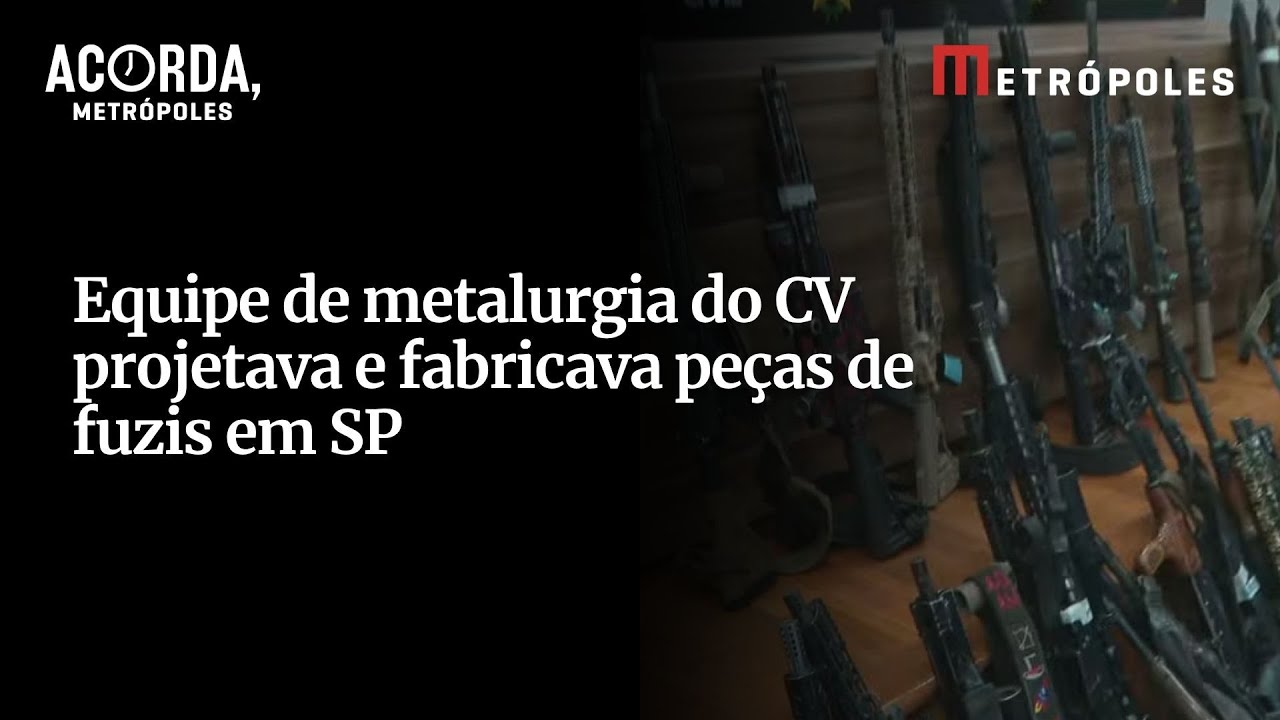 Entenda como funciona produção de armas falsificadas do Comando Vermelho