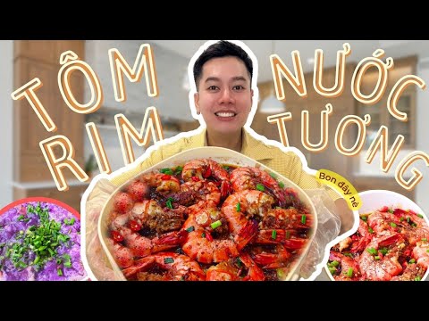 Tôm Sú Rim Nước Tương Đơn Giản Mà Ngon Hết Sảy  | Bon đây nè