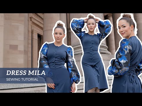 DRESS MILA: CHRISTMAS DRESS SEWING TUTORIAL - THISISKACHI DIY