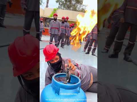 The toughest test to become a firefighter #shortsvideo