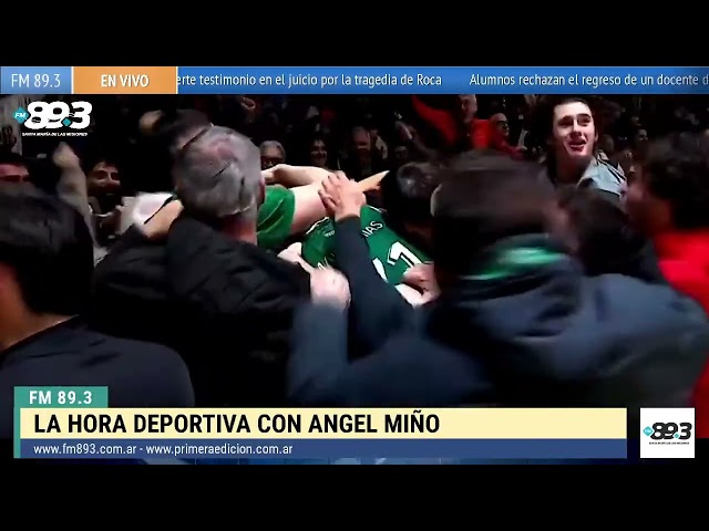 Ángel Miño destaca la hazaña del joven Emiliano Lescano, quien selló la victoria de Ferro sobre Boca con un triple épico a 1.3 segundos del final (76-73) en los cuartos de la Liga Nacional 🏀💥. La jugada, viral en redes, deslumbró incluso a Manu Ginóbili, que la calificó como “increíble final”. También se anticipa el tercer juego de OTC ante Regatas en Corrientes (serie 1-1), clave para definir el futuro del equipo misionero en los playoff 🔥🇦🇷.#LescanoClutch #PlayoffLigaNacional #OTCEnJuego 📣📢🎙️ ¡Sintonizá la pasión por el deporte en La Hora Deportiva! ⚽🏀🏆Todos los días, Ángel Miño te trae la mejor información deportiva, análisis, entrevistas exclusivas y toda la emoción del mundo del deporte. ¡No te lo pierdas!📅 Lunes a Viernes: 11 Hs.📍 FM 89.3 - El Aire De Las Misiones🔊 Escuchanos en vivo y sumate a la conversación. ¡Deportes, pasión y adrenalina en un solo lugar!#LaHoraDeportiva #ÁngelMiño #FM893 #ElAireDeLasMisiones #DeporteEnVivo