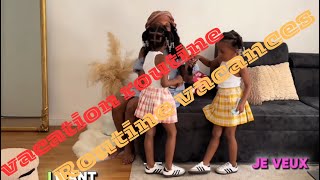 Une journée de vacances avec les enfants 