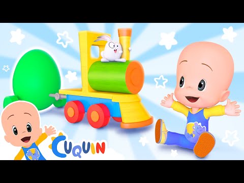 El tren de juguete de Cuquín . Cleo y Cuquín en Español.