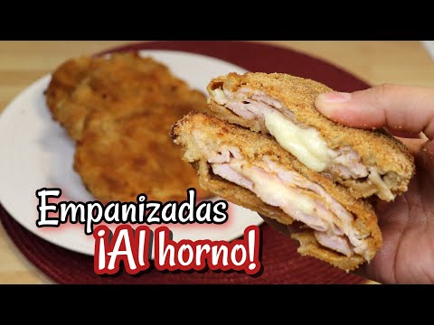 Pechugas Rellenas y Empanizadas en el horno.