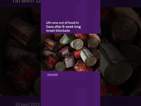 UN runs out of food in Gaza