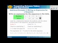 Understanding Sequences and Expressions