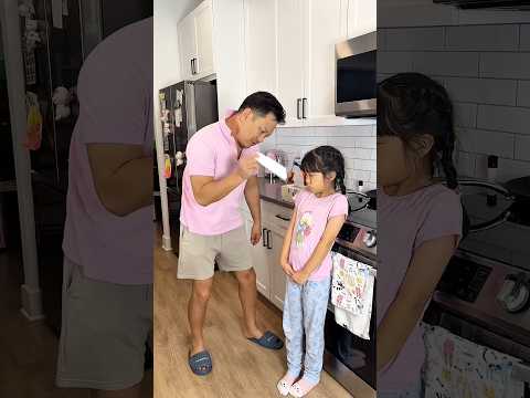 When Dad scolds his daughter 😢 LeoNata