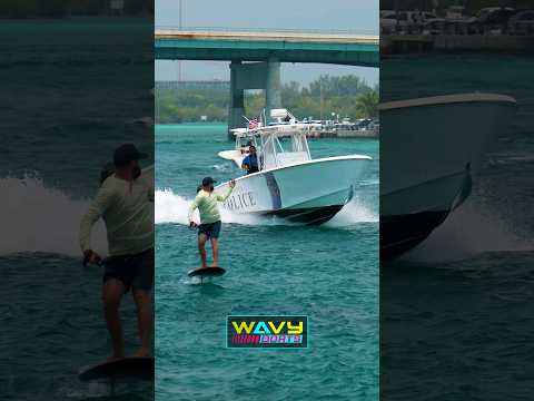 When the Police roll up at Haulover Inlet | Wavy Boats