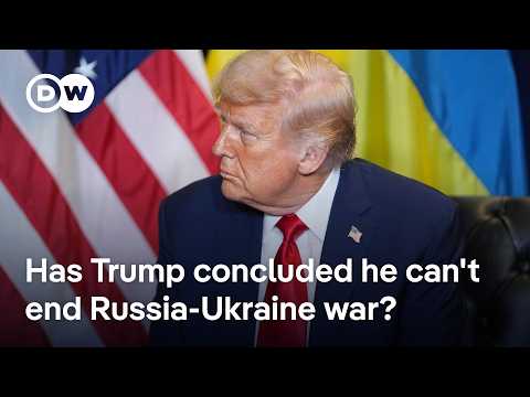 Ukrainians remain doubtful over Trump's new-found support | DW News