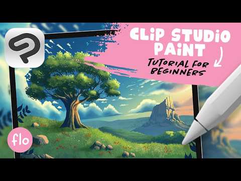 Learn Clip Studio Paint: Easy Landscape Painting for Beginners