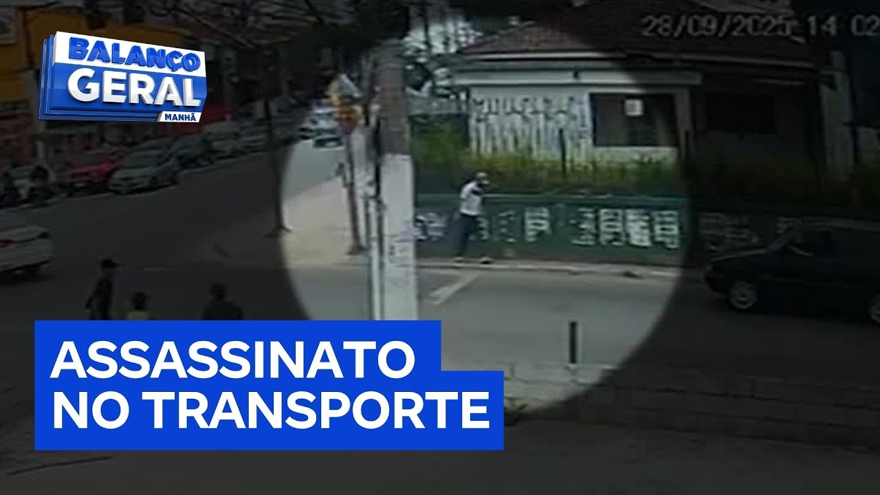 Câmera mostra passageiro após receber facada mortal de motorista de ônibus em São Paulo
