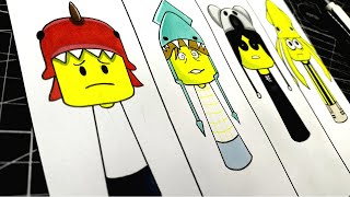 dibujo My Sprunki OC: DINO KID,KRAKEN KID,KOALA KID,SQUID KID (From 99 Nights in the Forest Roblox)