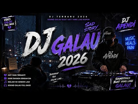 DJ Galau Patah Hati 2026 💔slow Bass Enak Didengar