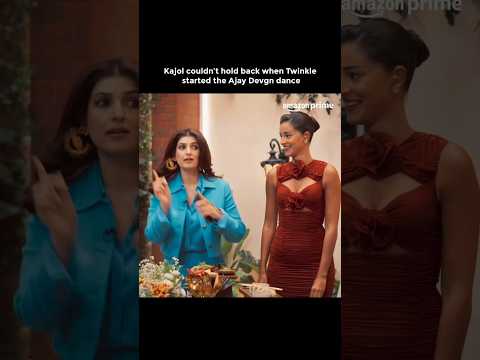 KAJOL COULDN'T HOLD BACK WHEN TWINKLE STARTED THE AJAY DEVGAN DANCE STEPS | #shorts