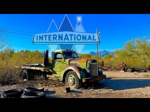 1948 international KB-6 ABANDONED in the desert 47 years ago. Will it RUN and DRIVE??