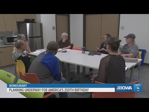 YouTube video thumbnail: Planning Underway for America's 250th Birthday in Iowa