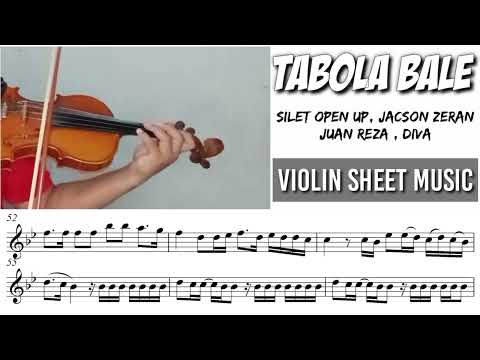 Tabola Bale - Silet Open Up || Violin Sheet Music